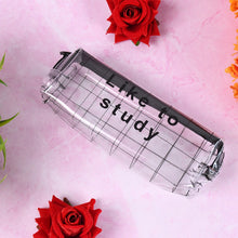 Transparent Pencil Pouch With Zipper (1 Pc) - justgrabit.in | Just Grab It