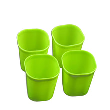 Plastic Drinking Glass Set For Drinking Milk Water Juice (Pack of 4) - Justgrabit Inc.