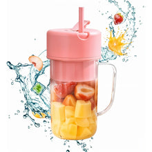 Portable Crusher Juicer With Handle & Straw, USB Rechargeable Multi Blades (420 ML) - Justgrabit Inc.