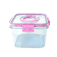 High Quality Plastic Food Storage Container Clear Washable Refrigerator Food Box Food Container Fruit Box Container with Lid (1400 ML) - Justgrabit Inc.