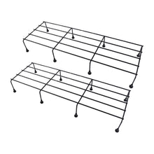 Metal Rectangle Flower plant stand for balcony (60×20 Cm / 2 Pc Set) - justgrabit.in | Just Grab It