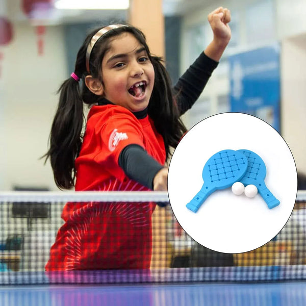Racket Set with Ball for Kids Plastic Table Tennis Set for Kids - Justgrabit Inc.