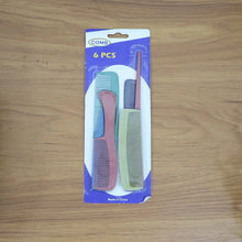 Assorted Styling Hair Comb - (6 Pc / Set) - justgrabit.in | Just Grab It