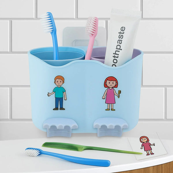 Wall - Mounted Toothbrush Holder - Justgrabit Inc.