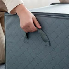 Clothes Storage Bag with Zipper & Handles - Justgrabit Inc.