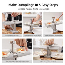 Double Head Dumpling Maker Mold – Easy Tool for Making Dumplings, Press Mold Kitchen Accessory - Justgrabit Inc.