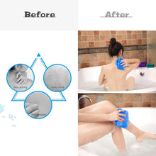 Silicone Body Scrubber Silicone Bath Body Brush (1 Pc / 24 Inch) - justgrabit.in | Just Grab It