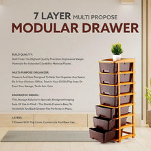 7 - Layer Multipurpose Plastic Storage Drawer Organizer - Justgrabit Inc.