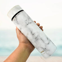 Stainless Steel Temperature Insulated Water Bottle With Marble Pattern (500ml Approx) - Justgrabit Inc.