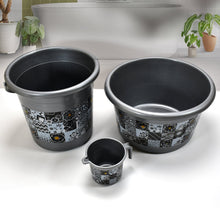 Large Capacity Plastic Bathroom Set of 7 Pc - justgrabit.in | Just Grab It