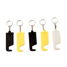 2 in 1 Plastic Keychain with Mobile Stand / Phone Holder (5 Pcs Set / Multicolor) - justgrabit.in | Just Grab It