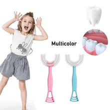 2 In1 U - Shape Silicone Manual Toothbrush & Tongue Scraper Cleaner Brush (1 Pc) - justgrabit.in | Just Grab It
