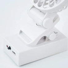 Rechargeable Mini Clip - On Desk Fan (1 Pc) - Justgrabit Inc.