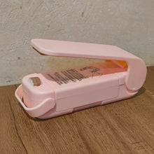Mini Plastic Bag Sealer – Portable Heat Sealing Machine (Battery Operated / 1 Pc) - justgrabit.in | Just Grab It