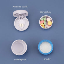 4 - in - 1 Medicine Cutter, Crusher, Storage Box for Pills - justgrabit.in | Just Grab It