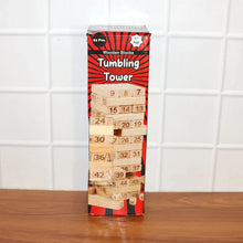 Numbered Wooden Tumbling Tower Game Set - justgrabit.in | Just Grab It