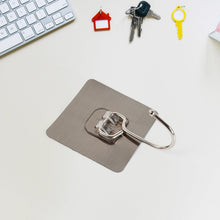 Large Stainless Steel Self Adhesive Wall Hooks (1 Pc) - justgrabit.in | Just Grab It