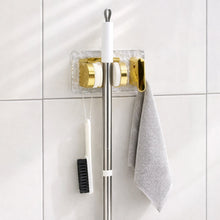 Wall Mounted Broom & Mop Holder with Strong Grip Clips - justgrabit.in | Just Grab It