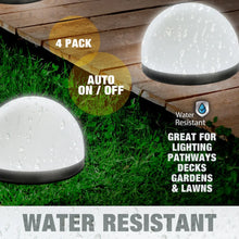 Dome Solar Garden Light Set (4 Pc) - Justgrabit Inc.