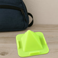 Universal Four - Sided Pyramid Mobile Holder Stand for Desk & Table (1 Pc) - justgrabit.in | Just Grab It