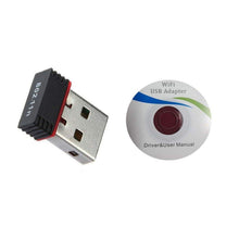 Wireless Mini Wi - Fi Network Adapter with Driver CD for Computer & Laptop - justgrabit.in | Just Grab It