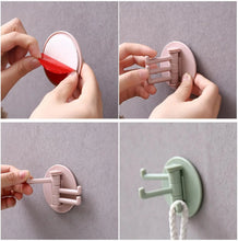 180° Rotating Punch - Free 3 - Hook Sticky Hook – 1 Pc - justgrabit.in | Just Grab It