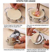 Stainless Steel Dumpling Maker, Dough Cutter Pie Mold Tool. - Justgrabit Inc.
