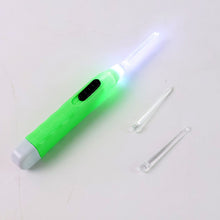 Green LED Flashlight Earpick with Tweezer (1 Pc) - justgrabit.in | Just Grab It