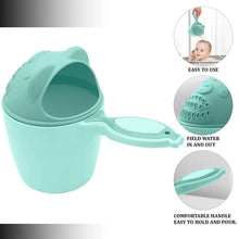 Baby Shampoo Shower Cup Safe Soft Bathing Water Scorpion Baby Bath Tumbler Hair Washing Mug Rainer - justgrabit.in | Just Grab It