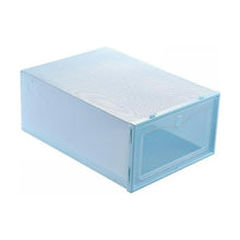1 Layer Plastic Shoes Storage Box, Stackable Shoe Storage (1 pc / 32x21x12 CM) - justgrabit.in | Just Grab It