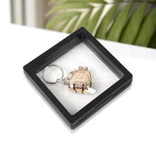 Nail Clipper Keychain With 3D Floating Frame Display Case (1 Set) - justgrabit.in | Just Grab It
