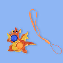 2 - Bubble Dragon - Shaped Push Pop Fidget Toy with Strap (1 Pc) - Justgrabit Inc.