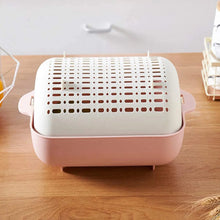 Multifunctional BPA Free Double Layered Plastic Rotatable Strainer Basket (Multicolor) - Justgrabit Inc.