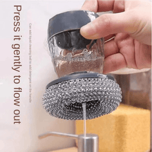 Handheld Soap Dispenser with Scrub (1 Set) - justgrabit.in | Just Grab It