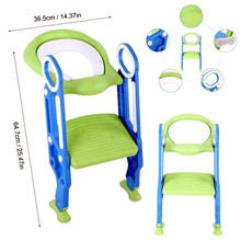 2 in 1 Training Foldable Ladder Potty Toilet Seat for Kids - justgrabit.in | Just Grab It