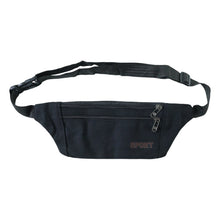 Classic Black Sports Waist Bag (1 Pc) - justgrabit.in | Just Grab It