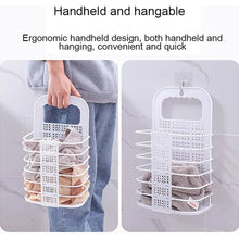 Wall Hanging Laundry Basket Clothes Hanger Dirty Hamper Clothes Storage Hook Clothes Rails for Laundry Washing Machine Bathroom Kids Dirty Clothes Storage Hanger (1 Pc) - justgrabit.in | Just Grab It