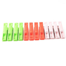 Durable Cloth Clips Set of 12 – Strong Grip Plastic Laundry Pegs with Stainless Steel Spring - Justgrabit Inc.