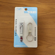 Stainless Steel Nail Clipper Set with Keychain Holder (2 Pc) - justgrabit.in | Just Grab It