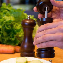 Wooden Pepper Mill 6 inch Tall - Best Pepper Grinder (1 Pc) - justgrabit.in | Just Grab It