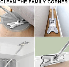 X - Shape Hands - Free Squeeze Microfiber Floor Mop for Home Cleaning - justgrabit.in | Just Grab It