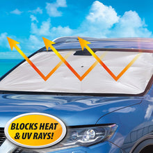 Foldable Car Windshield Sunshade for Heat Protection - justgrabit.in | Just Grab It