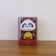 Solar Powered Moving Panda Car Dashboard Decoration – 1 Pc - justgrabit.in | Just Grab It