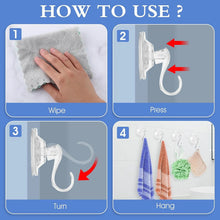 Plastic Suction Cup Hooks (4 Pcs Set) - Justgrabit Inc.