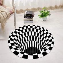 3D Space Round Carpet, Floor Mat Non - Woven Doormat (1 Pc / 78 Cm) - justgrabit.in | Just Grab It