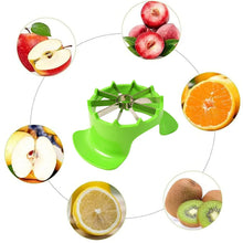 Apex Apple Cutter with Container – Unbreakable ABS Body & Stainless Steel Blades - Justgrabit Inc.