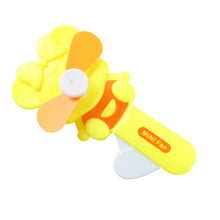 Hand Press Mini Portable Fan Toy (1 Pc, Mix Color & Design) - justgrabit.in | Just Grab It