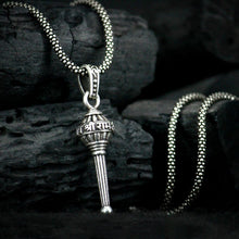 Silver Chain With Gada Pendant / Locket (1 Pc) - justgrabit.in | Just Grab It