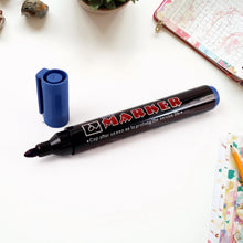 Premium Permanent Blue Marker Pen Set (12 Pc) - justgrabit.in | Just Grab It
