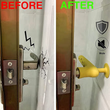 Silicone Door Handle Cover with Suction Cup (1 Pc / Mix Color) - justgrabit.in | Just Grab It